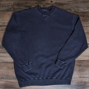 McKenzie Tribe Long Sleeve Crew Neck Sweatshirt Size Medium Made in Italy Purple